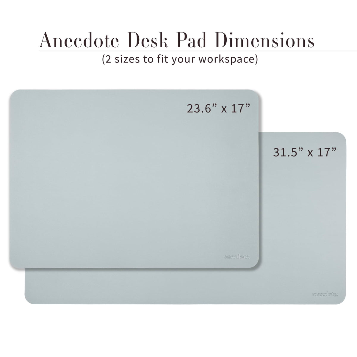 Anecdote Office Desk Pad Mat, Large Keyboard & Mouse Pad, Home Desk Blotter
