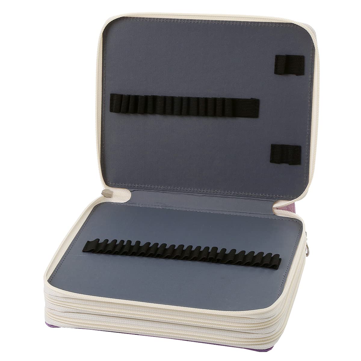 Lbxgap 120 Slots Colored Pencil Case Organizer, 3 Layer Bag