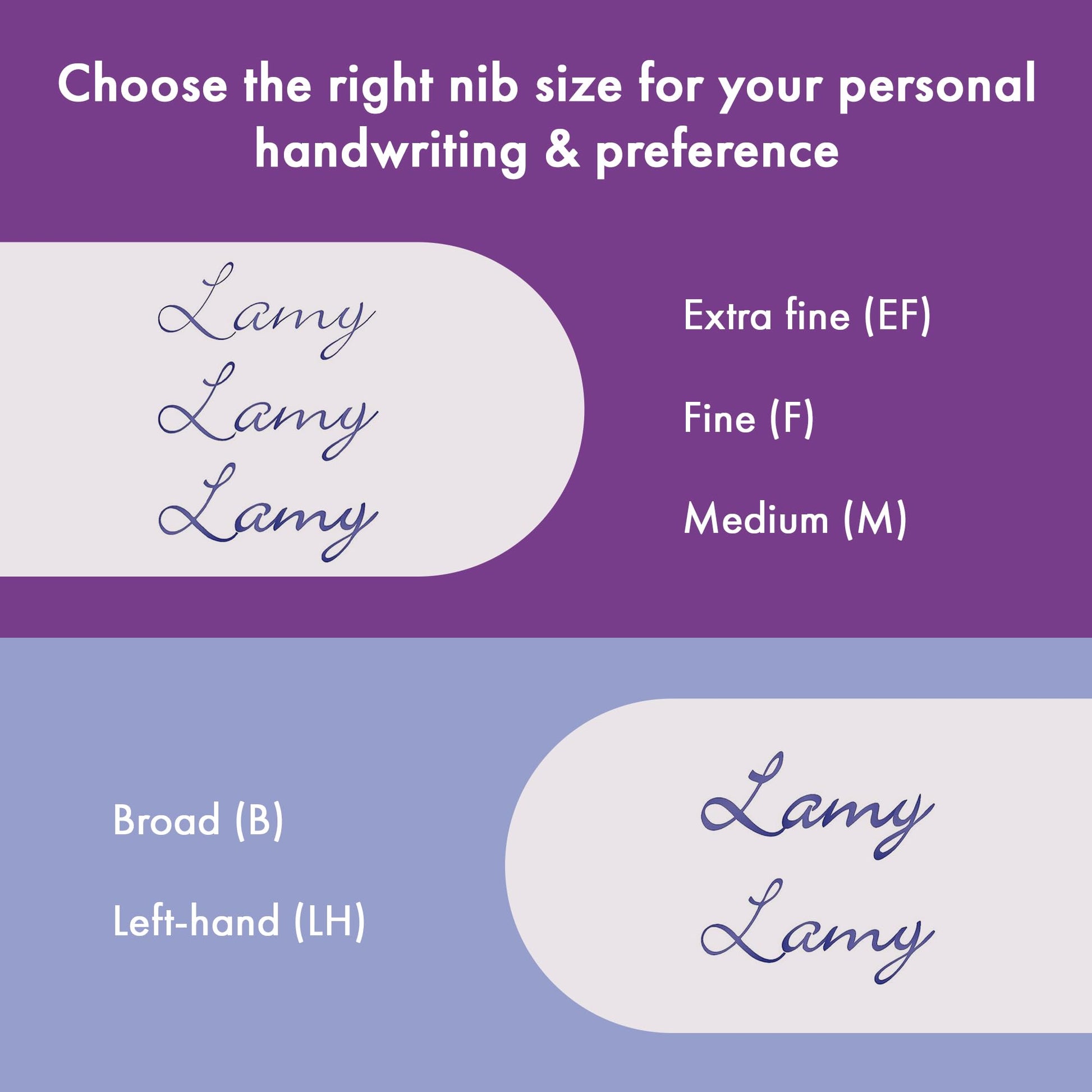 LAMY safari violet-blackberry - Fountain Pen with ergonomic grip & polished steel nib in size F
