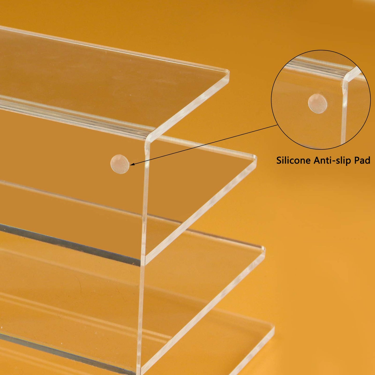 Tasybox Acrylic File Holder, File Sorter Desk File Organizer Desktop Rack