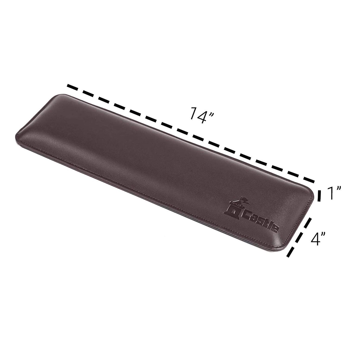 Bailey by Castle Leather Keyboard Wrist Rest (Woodland, Tenkeyless)
