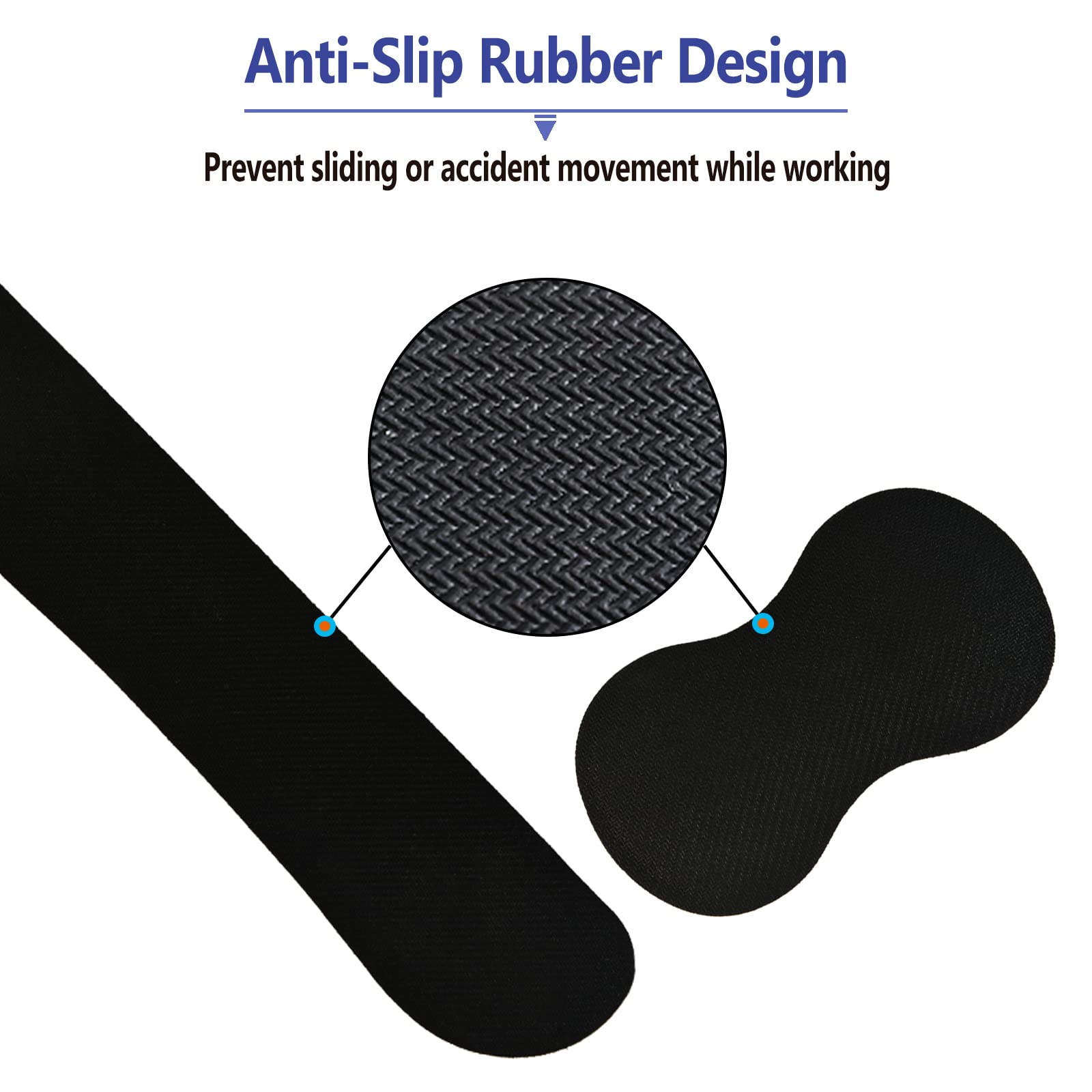 ARTSO Keyboard Wrist Rest Mouse Pad Wrist Support Ergonomic, Memory Foam 4 in 1 Mousepad Non-Slip