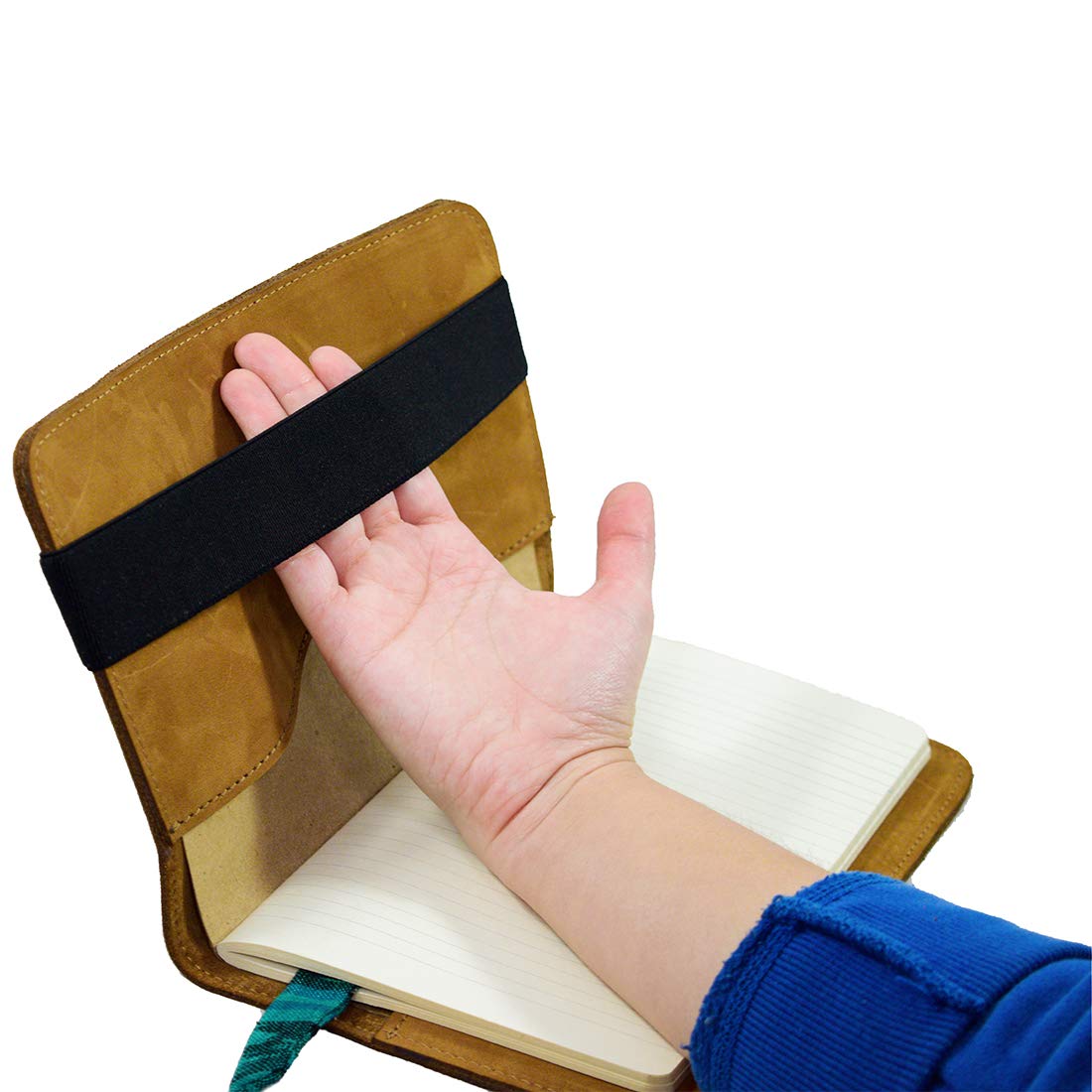 Hide & Drink, Leather Pen Case w/Elastic Band, Fits (8.25 to 9.5 in). Tall Notebooks/Pencil