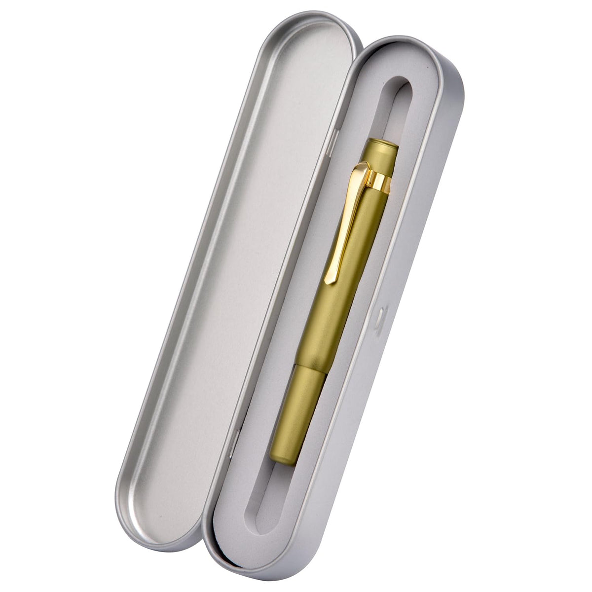 HONG DIAN M2 Black Forest Mini Fountain Pen, Extra Fine Soft Nib & Sleek Shape Aluminium Short