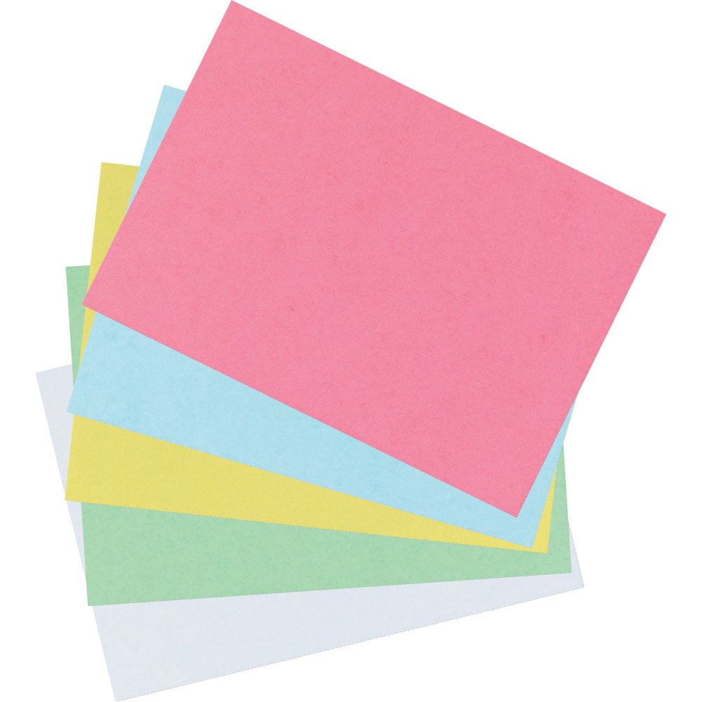 Herlitz A4 Blank Record Card - White (100 Pieces)