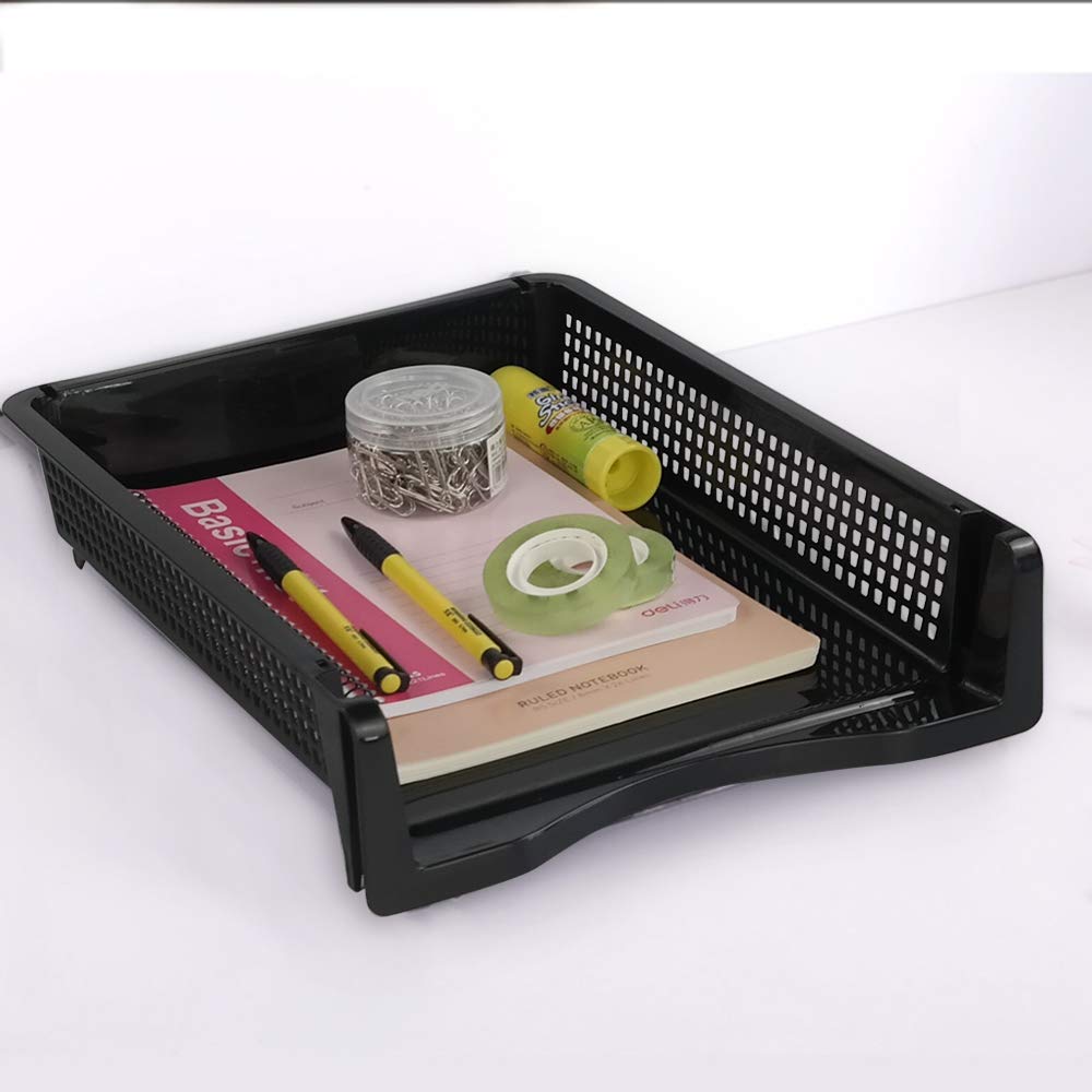 Ggbin 6-Tier Stackable A4 Paper Size Organizer Basket Tray for Desktop