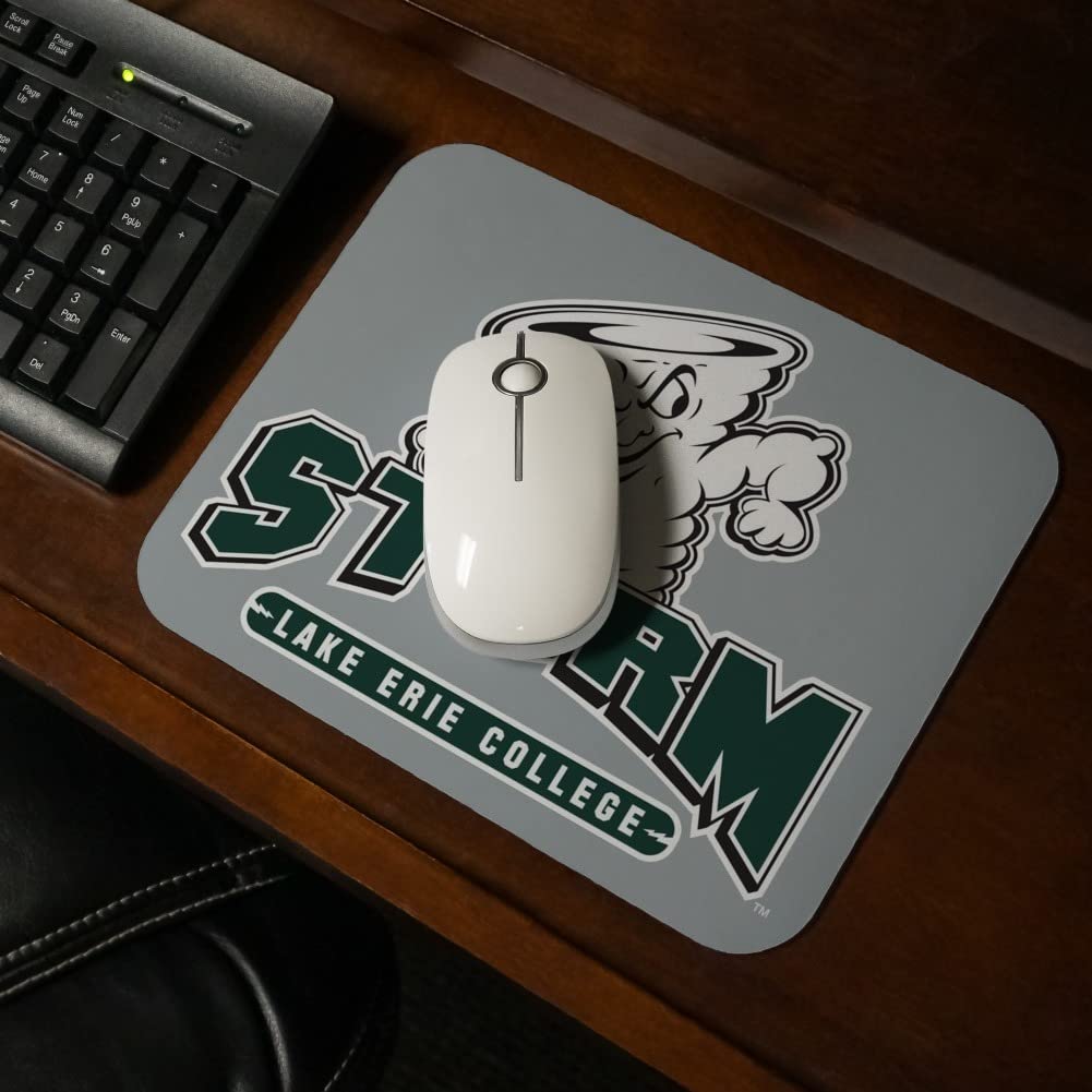 Lake Erie College Primary Logo Low Profile Thin Mouse Pad Mousepad