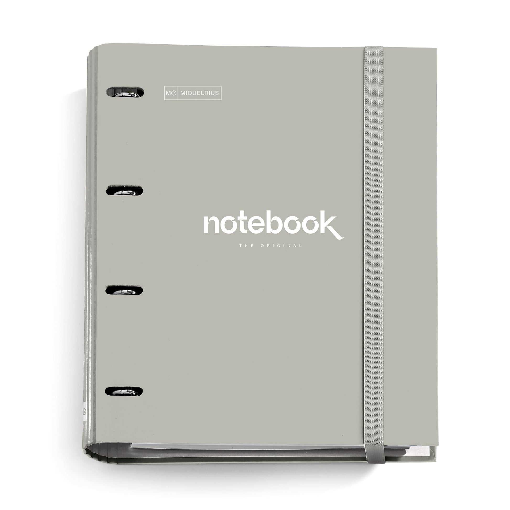 Miquelrius - Carpebloc A4 Emotions, 4 Ring Binder + Refill Squared Sheets, 90 g/m² Paper, Rubber