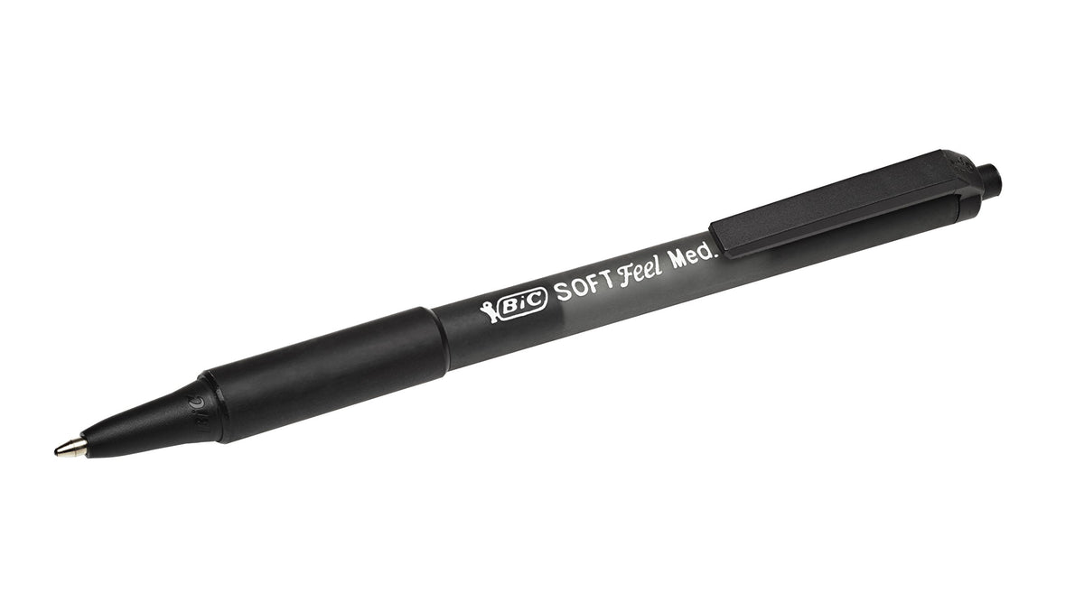 BIC ® ® SOFT Feel clic Grip Pen 0.4 MM, Black