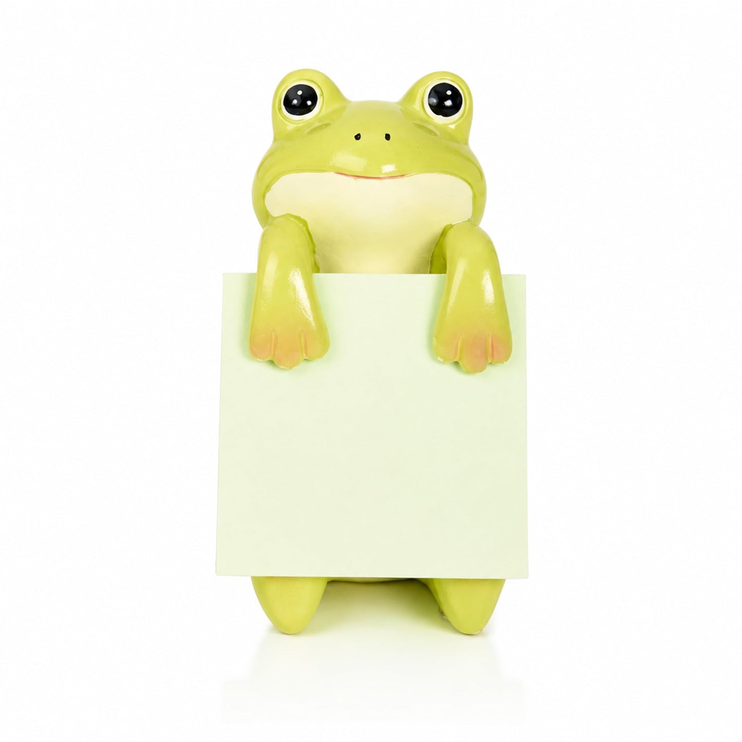 HORTIX Frog Pop-Up Sticky Note Dispenser for 3 x 3 in Notes, Green
