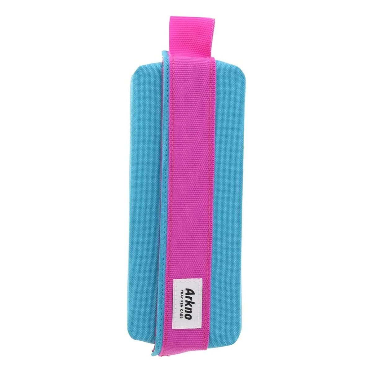 SUN-STAR Pen Case Arkno Large Capacity Pencil Holder Portable Pencil Pouch for Office Light Blue