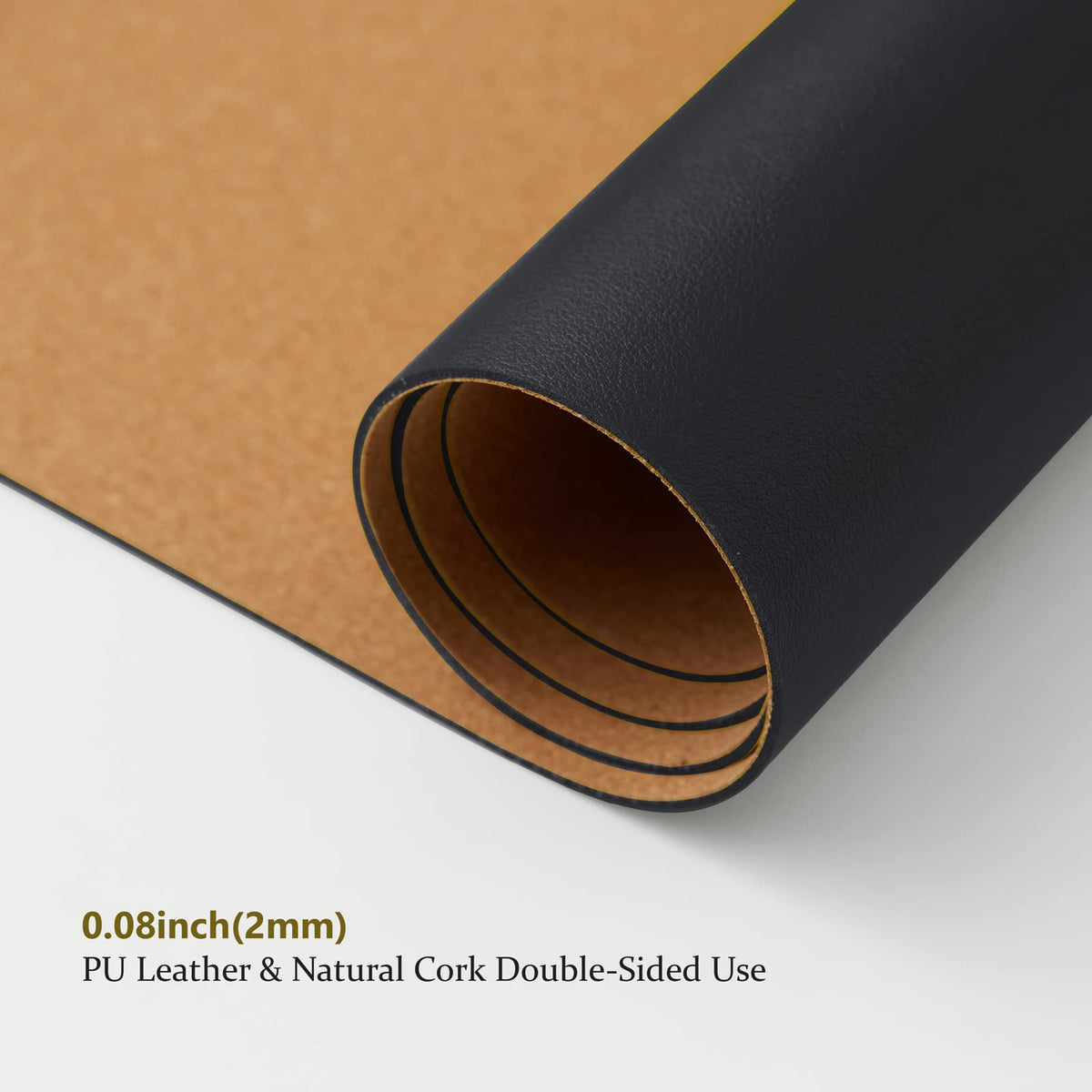 Cork Desk Mat - Dual-Sided Desk Pad for Office and Home - Desk Organization and Accessories - Ideal