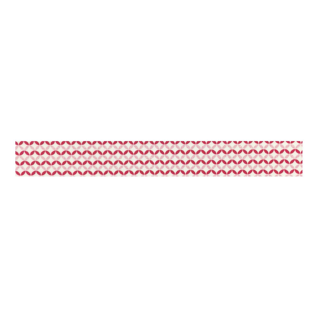 Wrapables Colorful Patterns Washi Masking Tape, Pink Psychedelic Dots