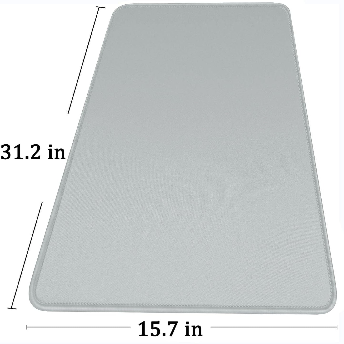 Large Gaming Mouse Pad with Stitched Edges, Non-Slip Natural Rubber Base