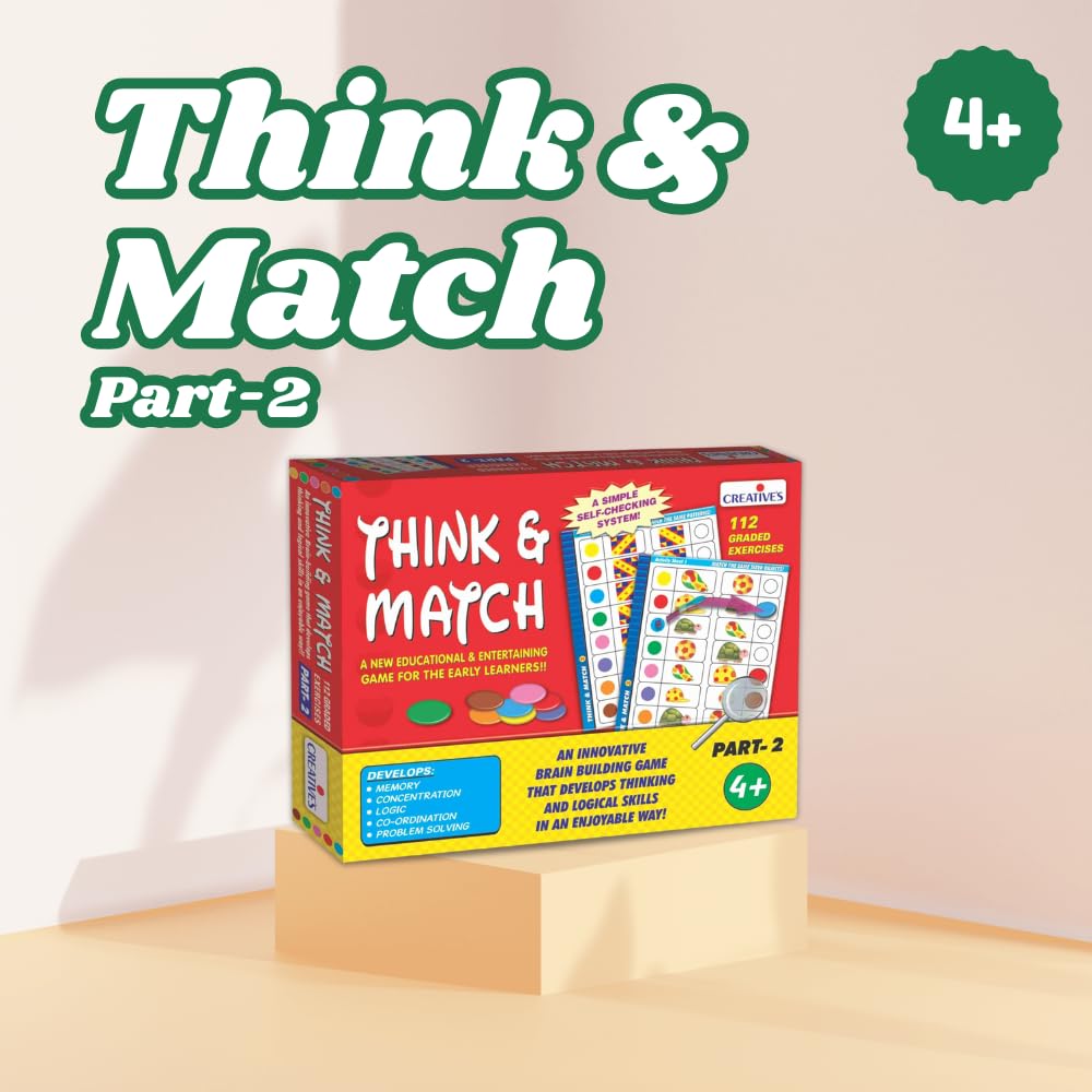 CRAZY CAJUN. Creative Educational Creative Pre-School Think and Match -II Cards