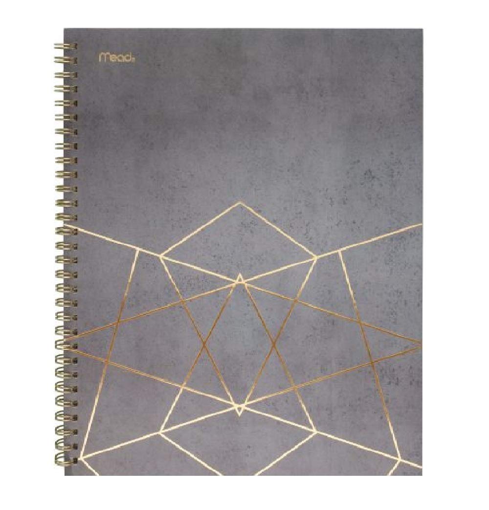 Mead Spiral Notebooks, 1 Subject, College Ruled Paper, 80 Sheets, Modern Chic, 3 Pack (38196)