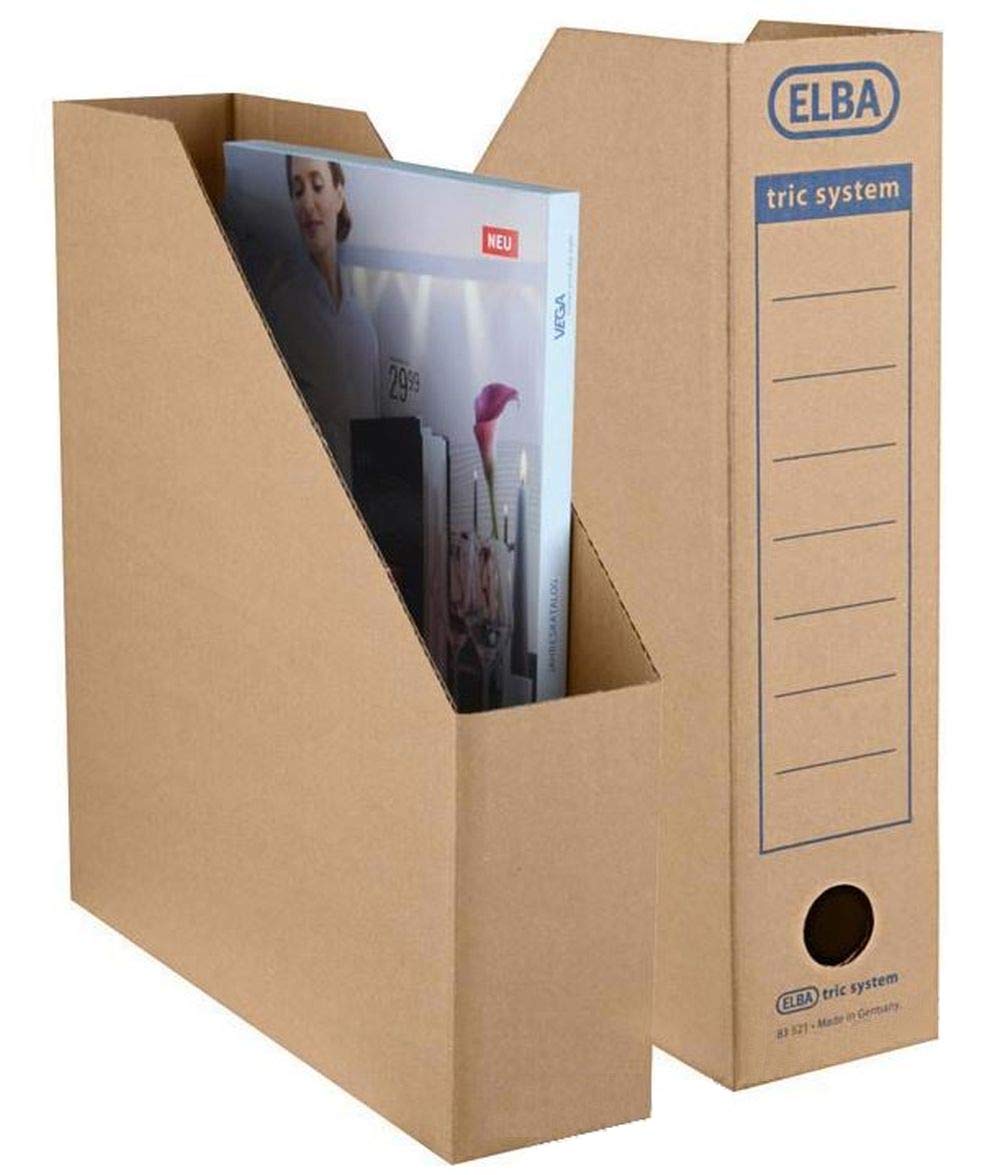Elba 83521 Magazine File Tric System with Printed Inscriptions for Archiving/for