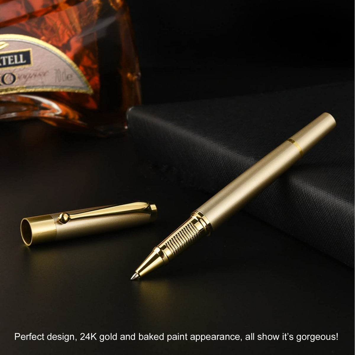 YIVONKA Ballpoint Pen Black Refill,Luxury Ballpoint Line width 0.5mm,Best Ball Pen Gift Set for Men