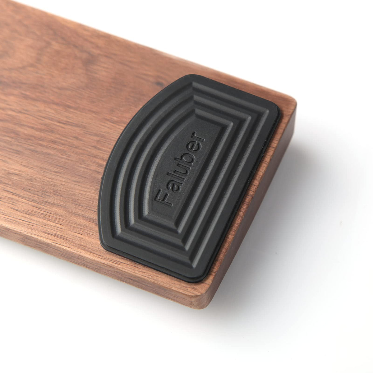Faluber Wooden Wrist Rest, 14.3-inch Length and 20mm Thickness for Tenkeyless Keyboard, Walnut Wood