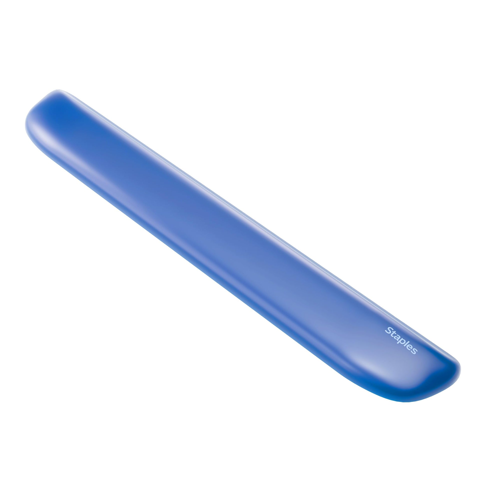 Staples TECH Gel Keyboard Wrist Rest, Non-Slip, Blue Crystal