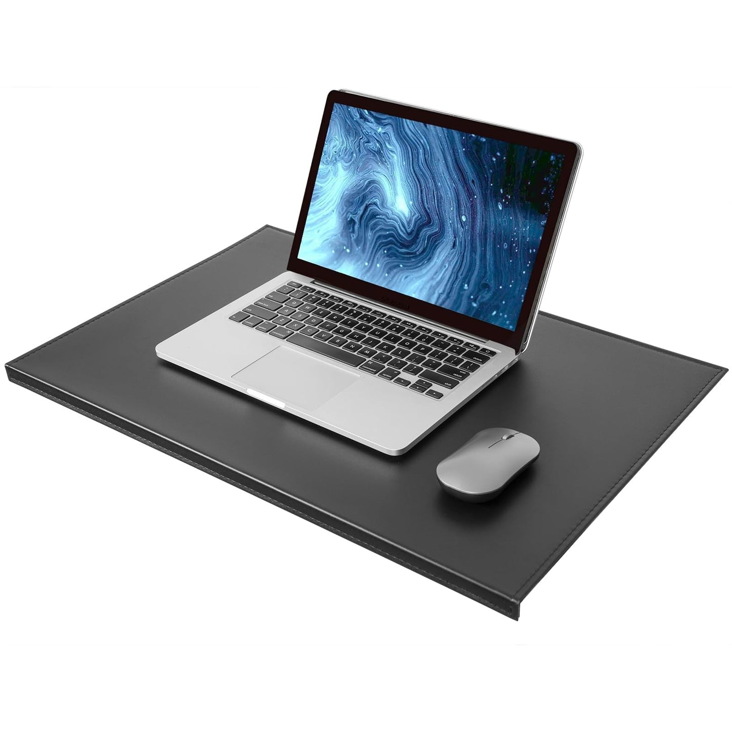 AKOZLIN 27.55”x 18.9" Soft PU Leather Surface Office Desk Mouse Mat Anti-Push Pad with Full Grip