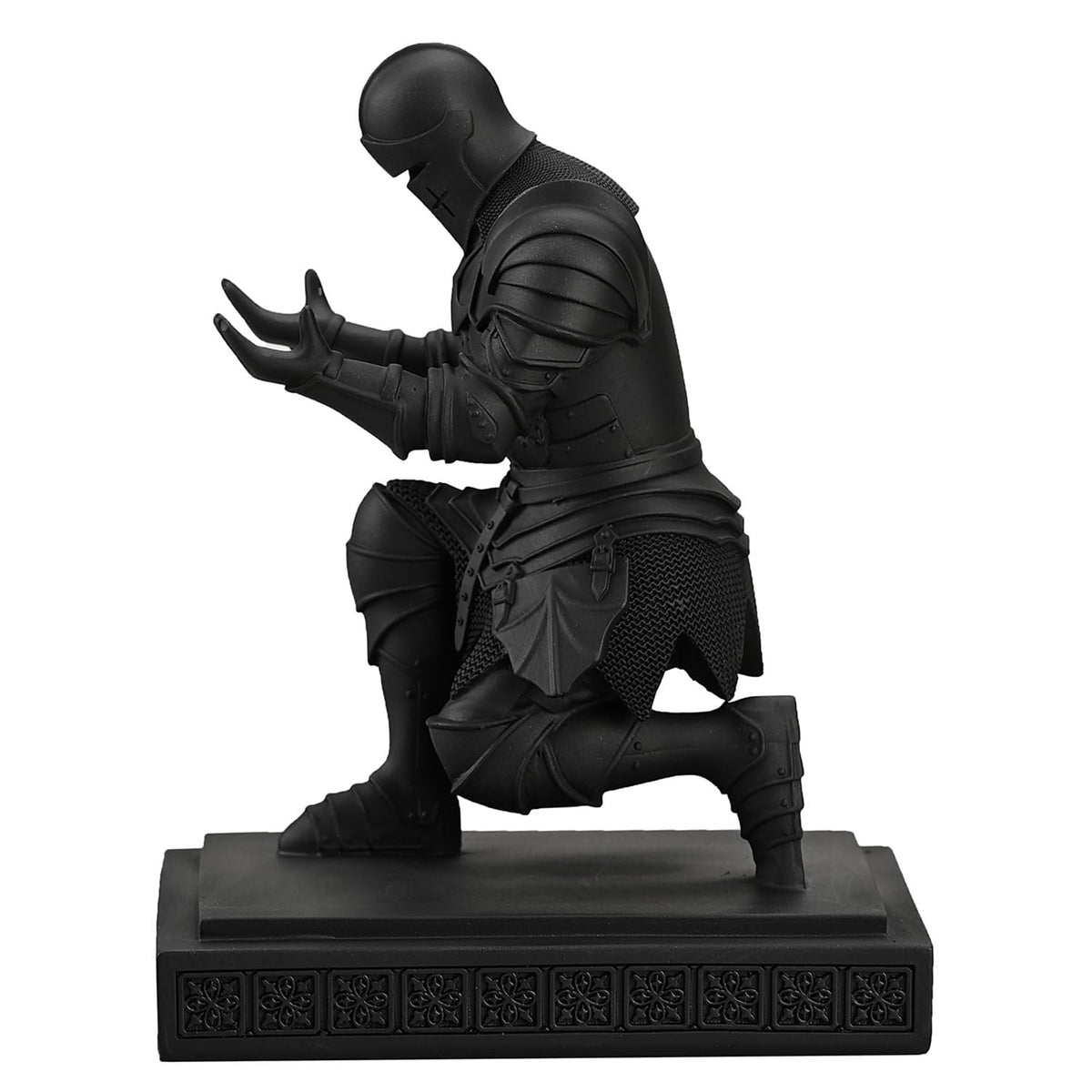 Medieval Warrior Knight Pen Holder Fun Desk Accessories Paperweight Blak