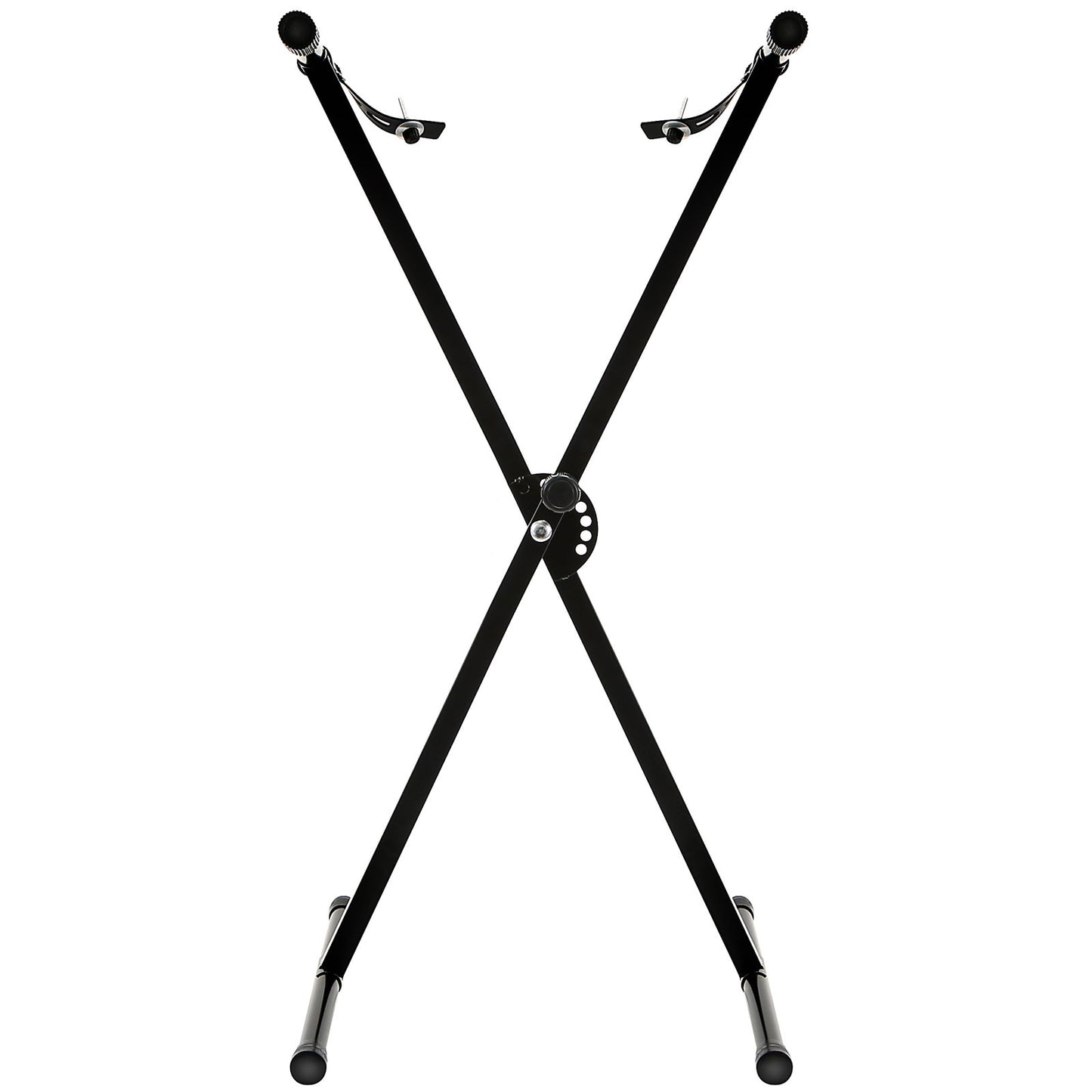 Hamzer Single X-Style Keyboard Stand, Heavy-Duty Height Adjustable Keyboard Piano Stand, Foldable