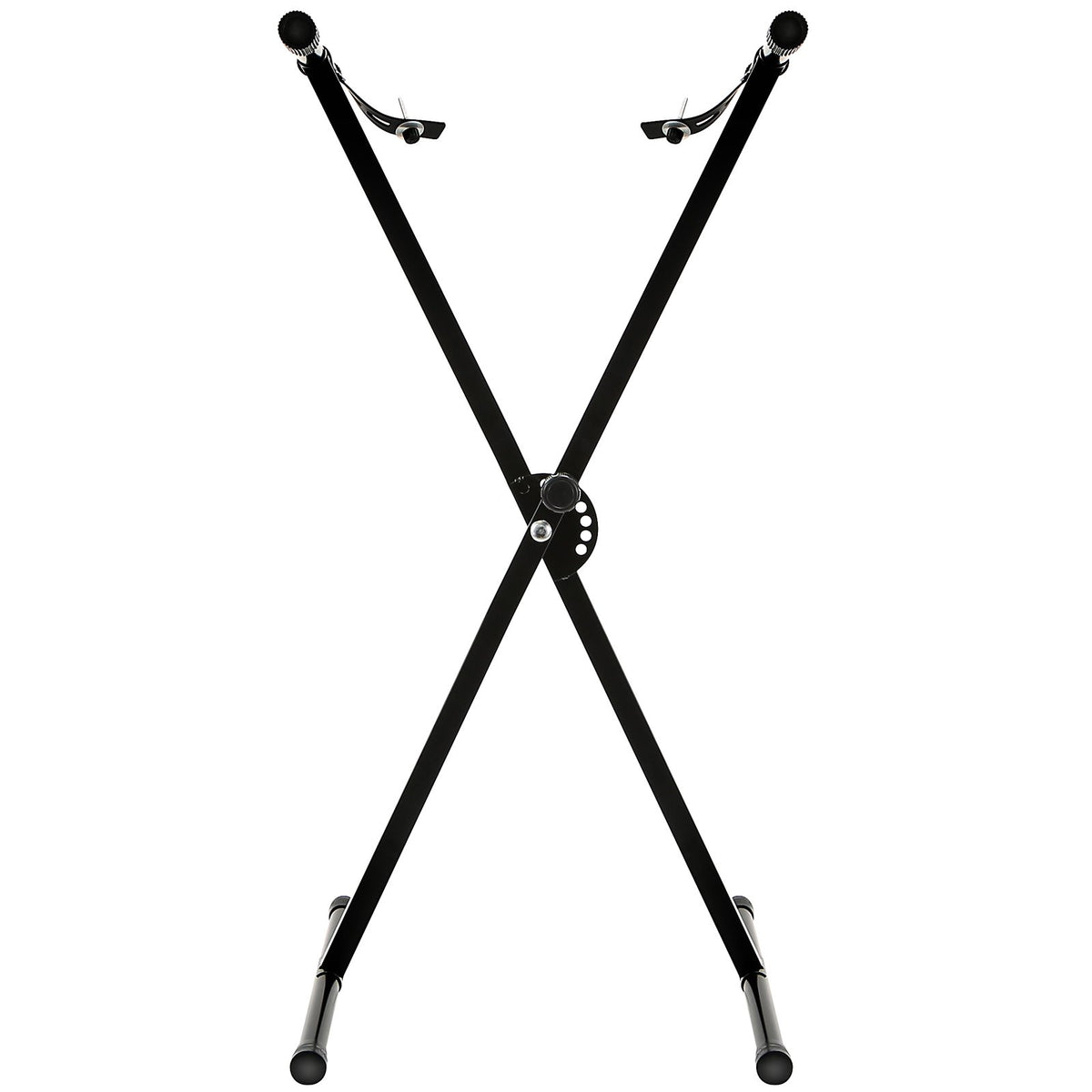 Hamzer Single X-Style Keyboard Stand, Heavy-Duty Height Adjustable Keyboard Piano Stand, Foldable