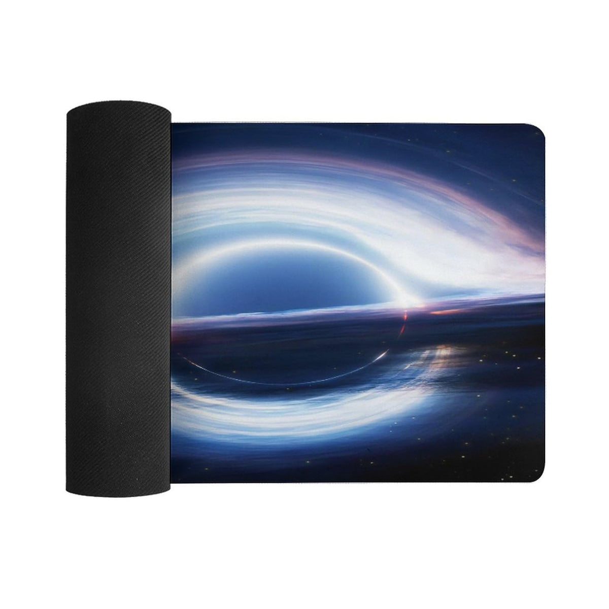 Keebik Gaming Mouse Pad, Interstellar Black Hole Mouse Pad 11.8x23.6 Inch Large Extended Computer