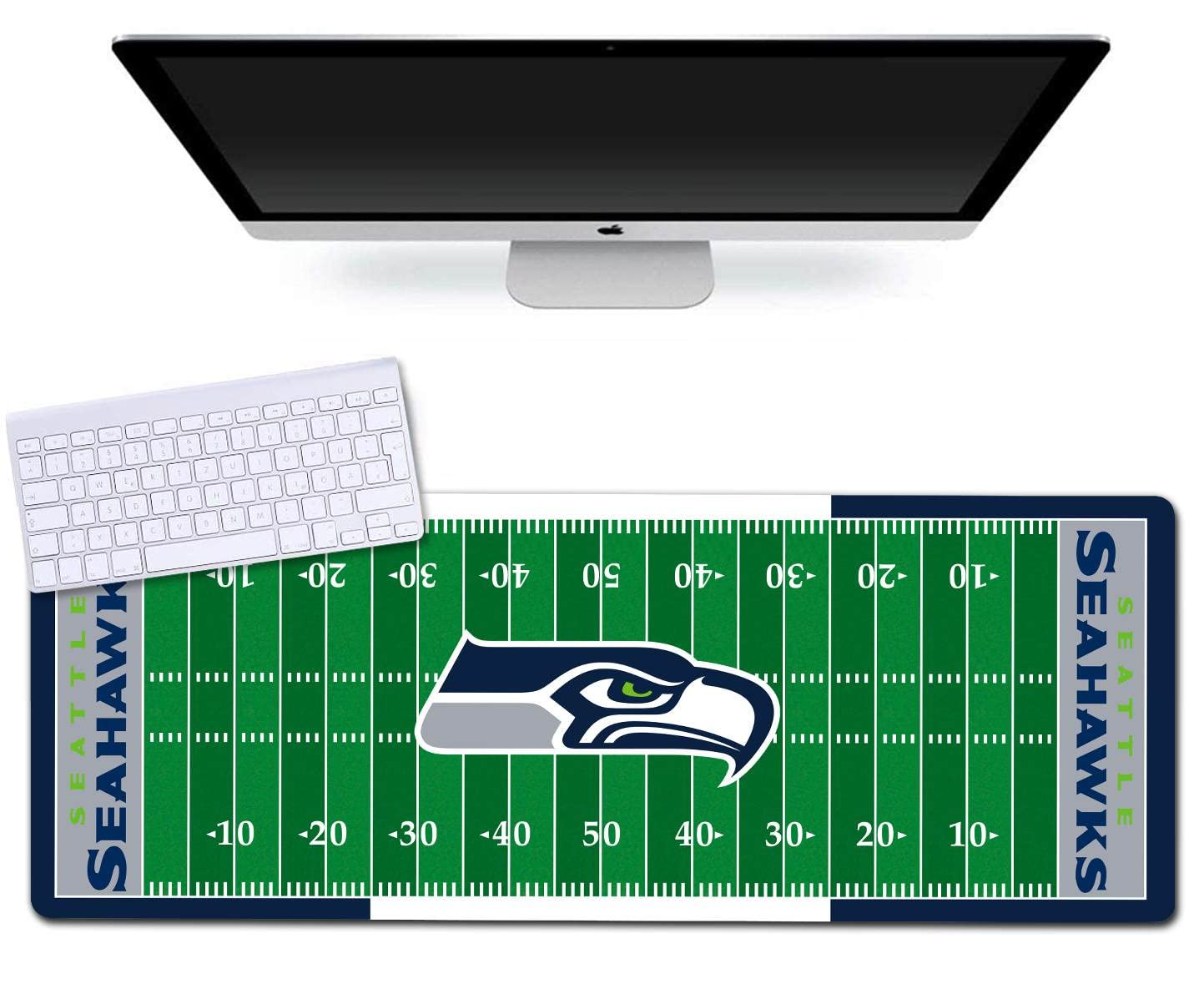 Large Gaming Mouse Pad, Mousepad with Non-Slip Rubber Base for Laptop Computer Desktop