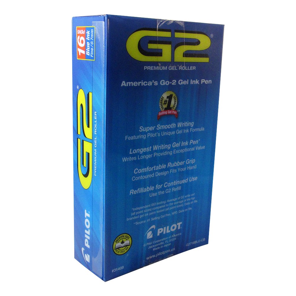 Pilot G2 Blue Fine Point - 16 Pack