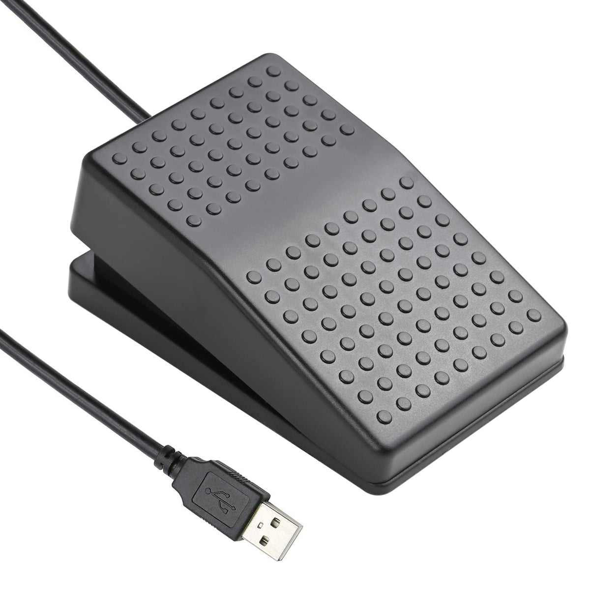 iKKEGOL Upgraded USB Foot Switch Single Pedal Mechanical Control Footswitch Map Mouse Keyboard
