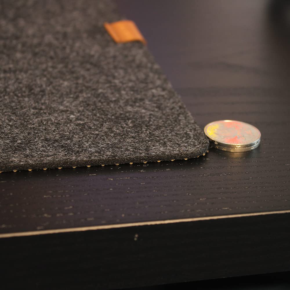 Bright Stone Felt Desk Mat,Non-Slip Mouse Pad, 27.5"x11.8" Office Supplies Desk Protector, Desk