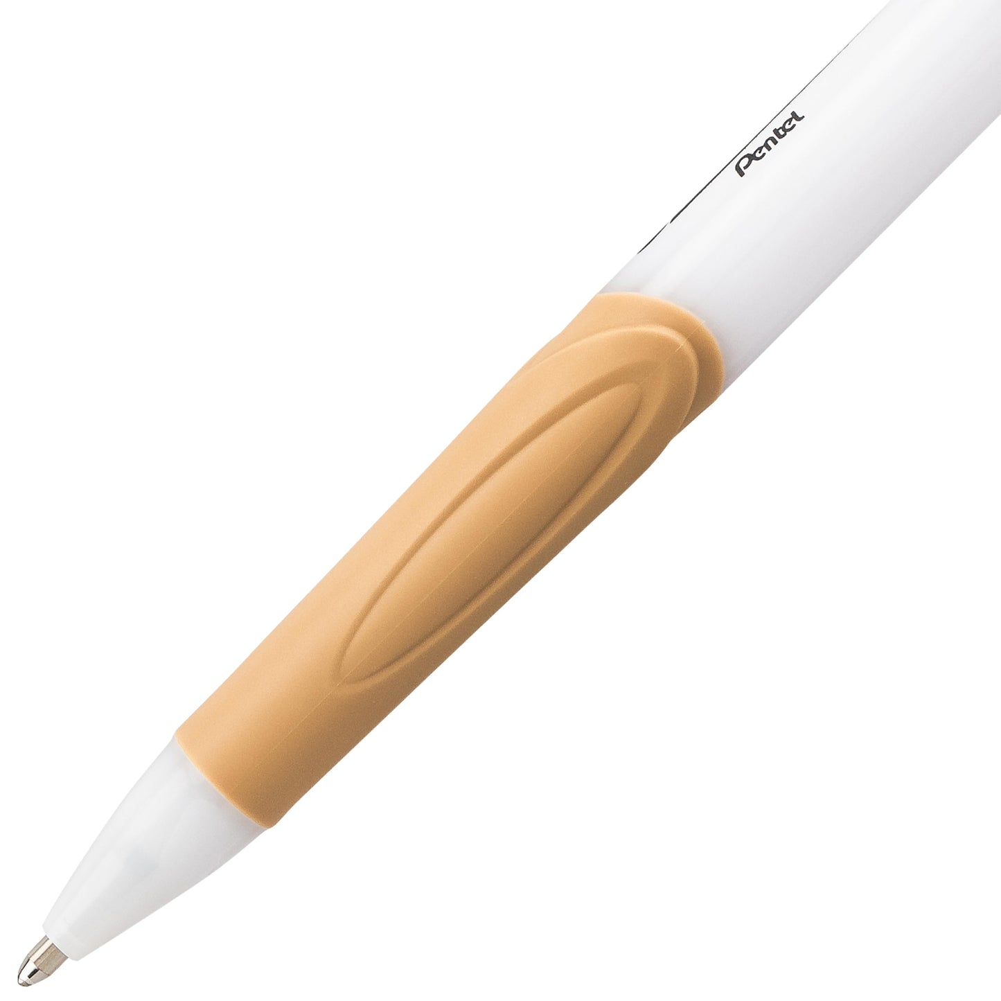 Pentel GlideWrite Ballpoint Pen with TechniFlo Ink, (1.0mm) Medium Line, Antique Gold Ink, Box of