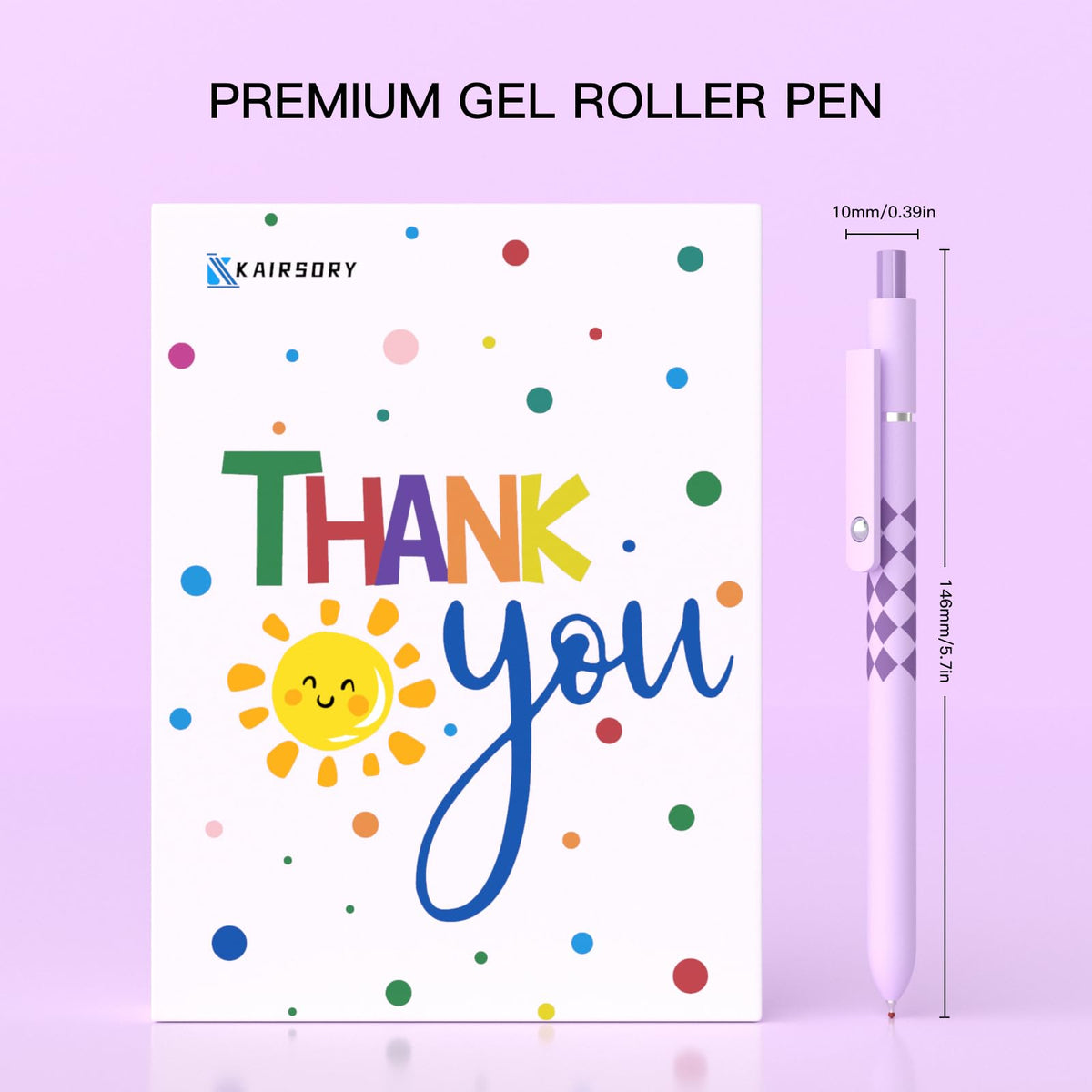 Gel Pens, Nurse Gifts,0.7mm Fine Point Black ballpoint pen,Aesthetic Cute Office School Supplies