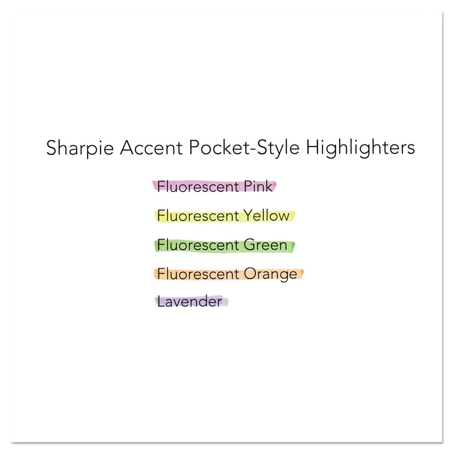 Sharpie Pocket Highlighters, Fluorescent Yellow, Smear-Resistant, Chisel Tip, 36 Count - Classroom