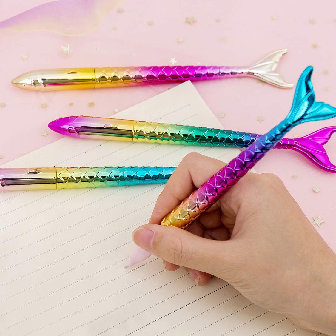 Abgream 24-Pack Mermaid Gel Pens