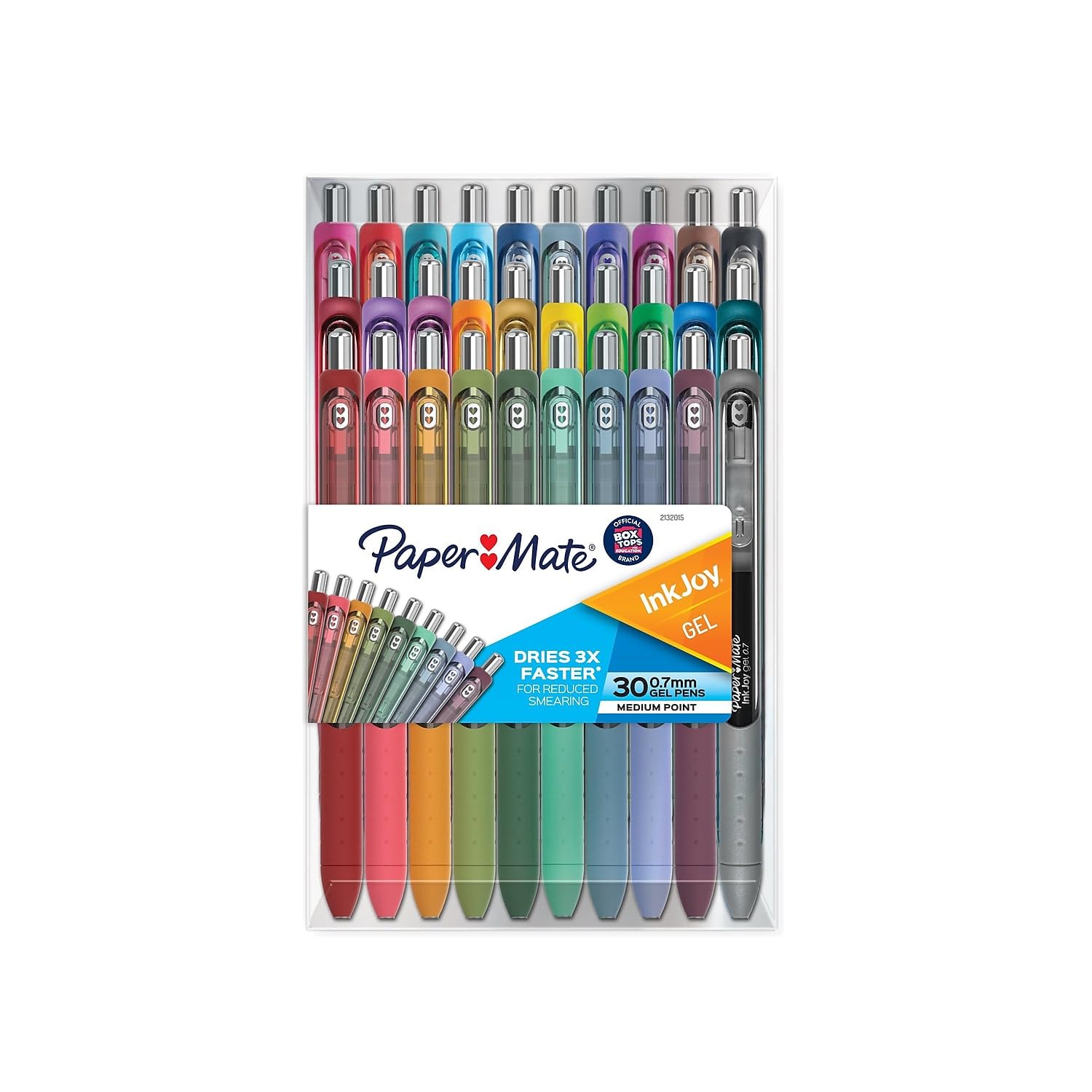 Newell Brands Paper Mate Inkjoy Gel Pen, Retractable, Medium 0.7 Mm, Assorted Ink And Barrel