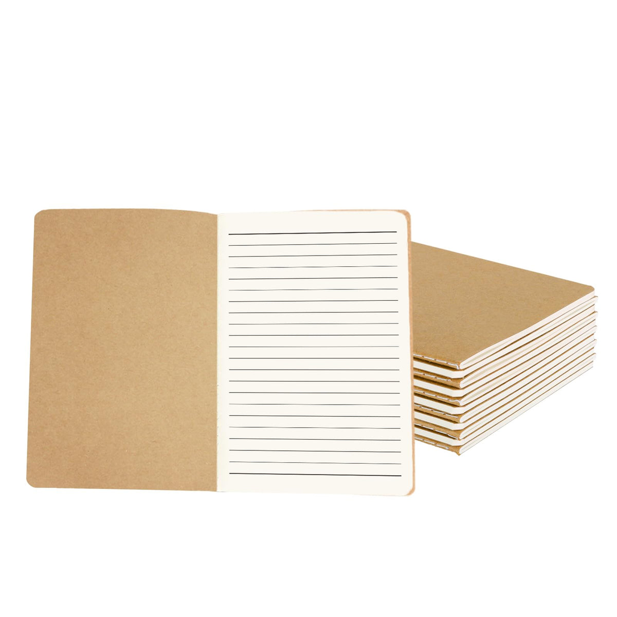 zmybcpack 12 Pack A5 Lined Notebooks, 8.26"x5.5", Composition Notebook