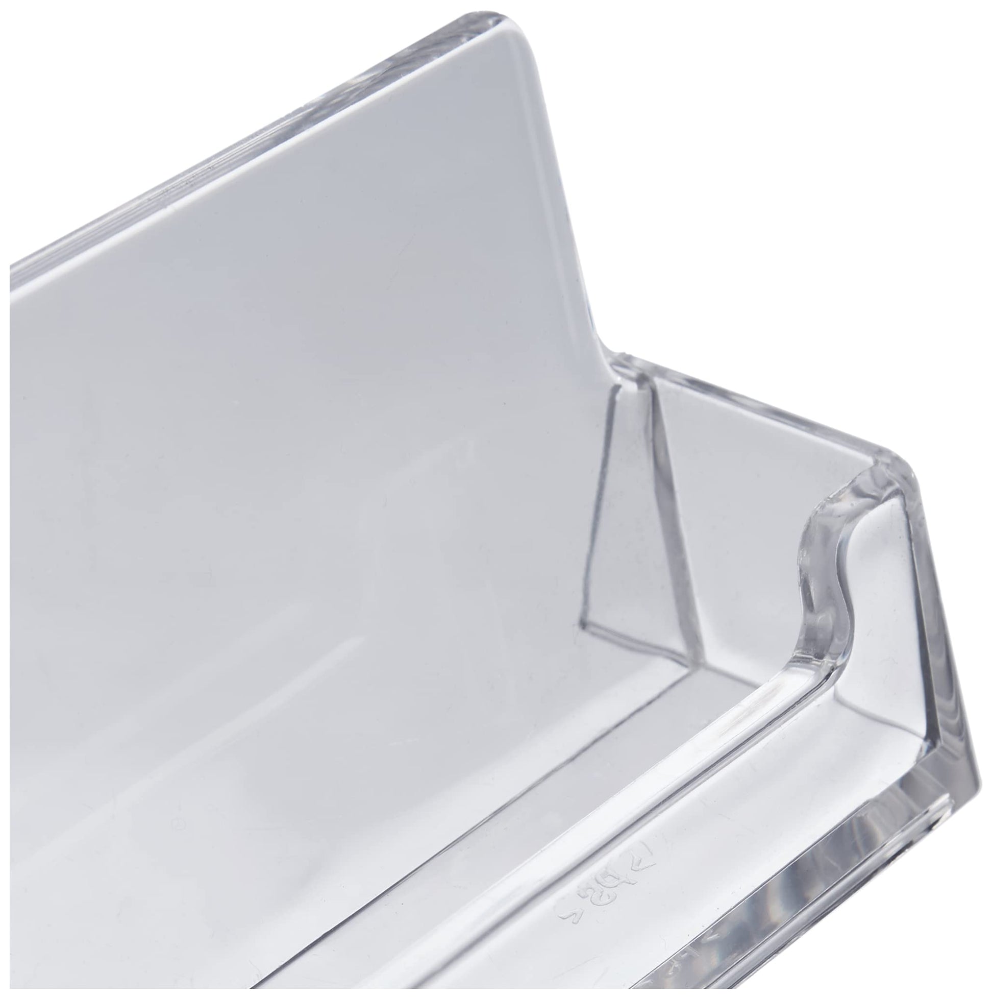 Taymar® Business Card Holder Landscape Format DIN A8 (95 x 52 mm) Transparent