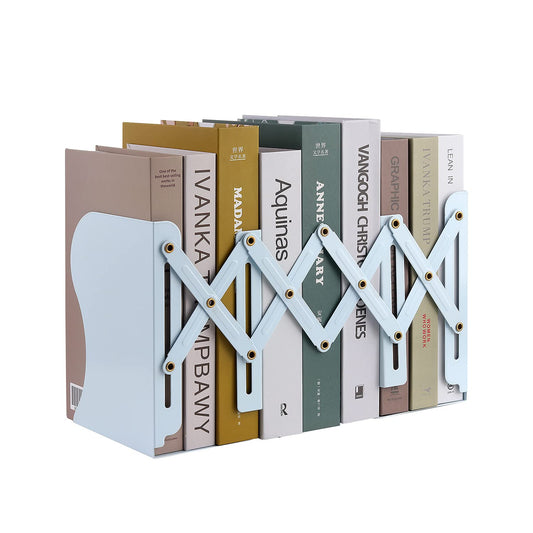 MSDADA Adjustable Bookends, Bookends for Heavy Book, Expandable Book Organizer for Office, School