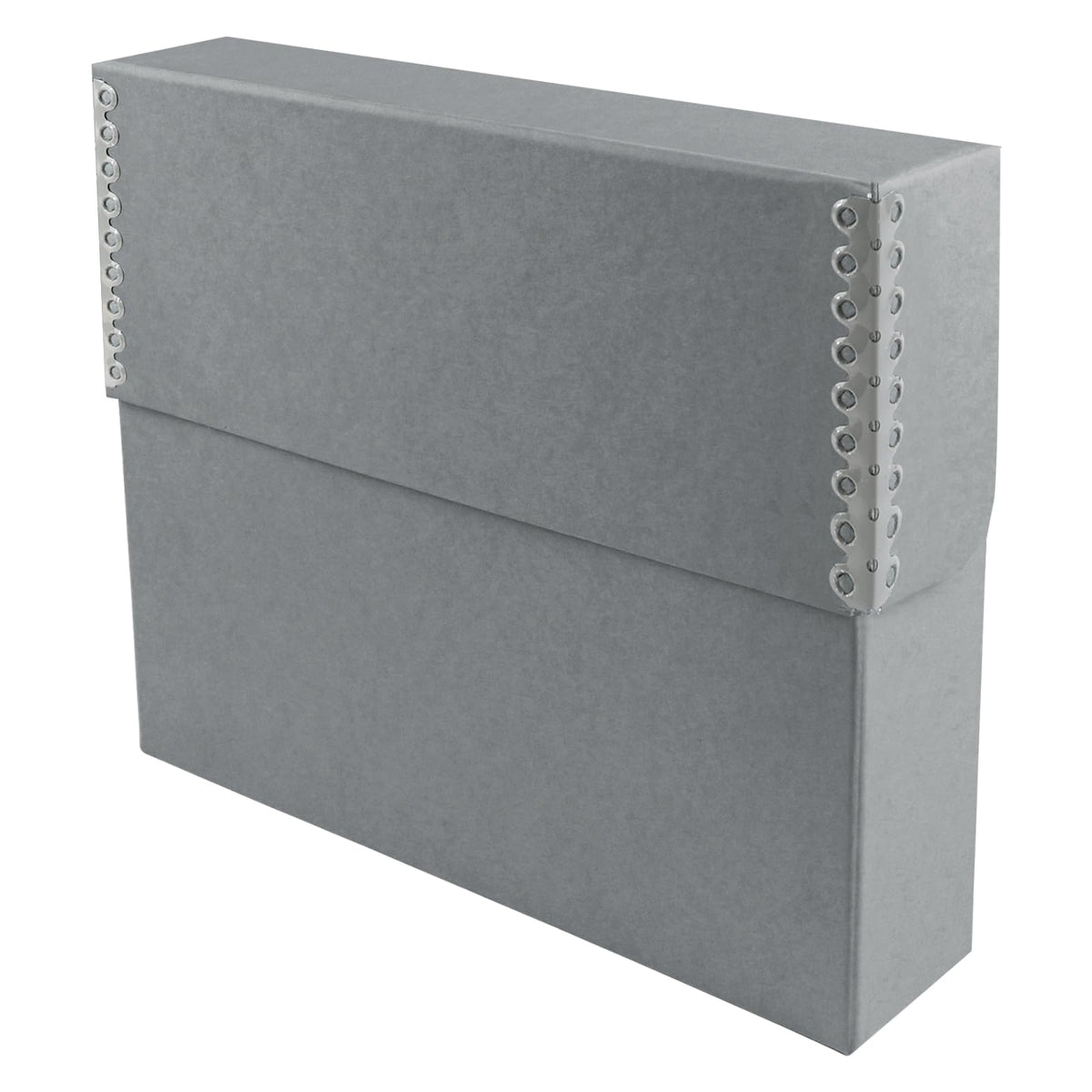 Lineco Archival Document Storage Box, Gray, 12.5" x 10.5" x 2.5"