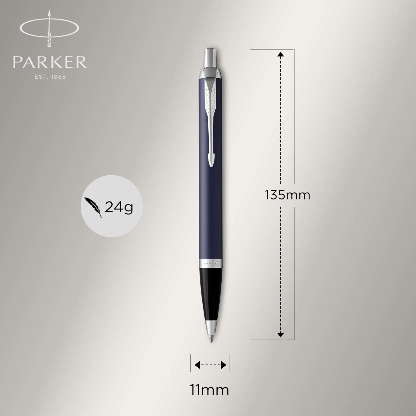 Parker IM Medium Hardness tip Pen, multicolor