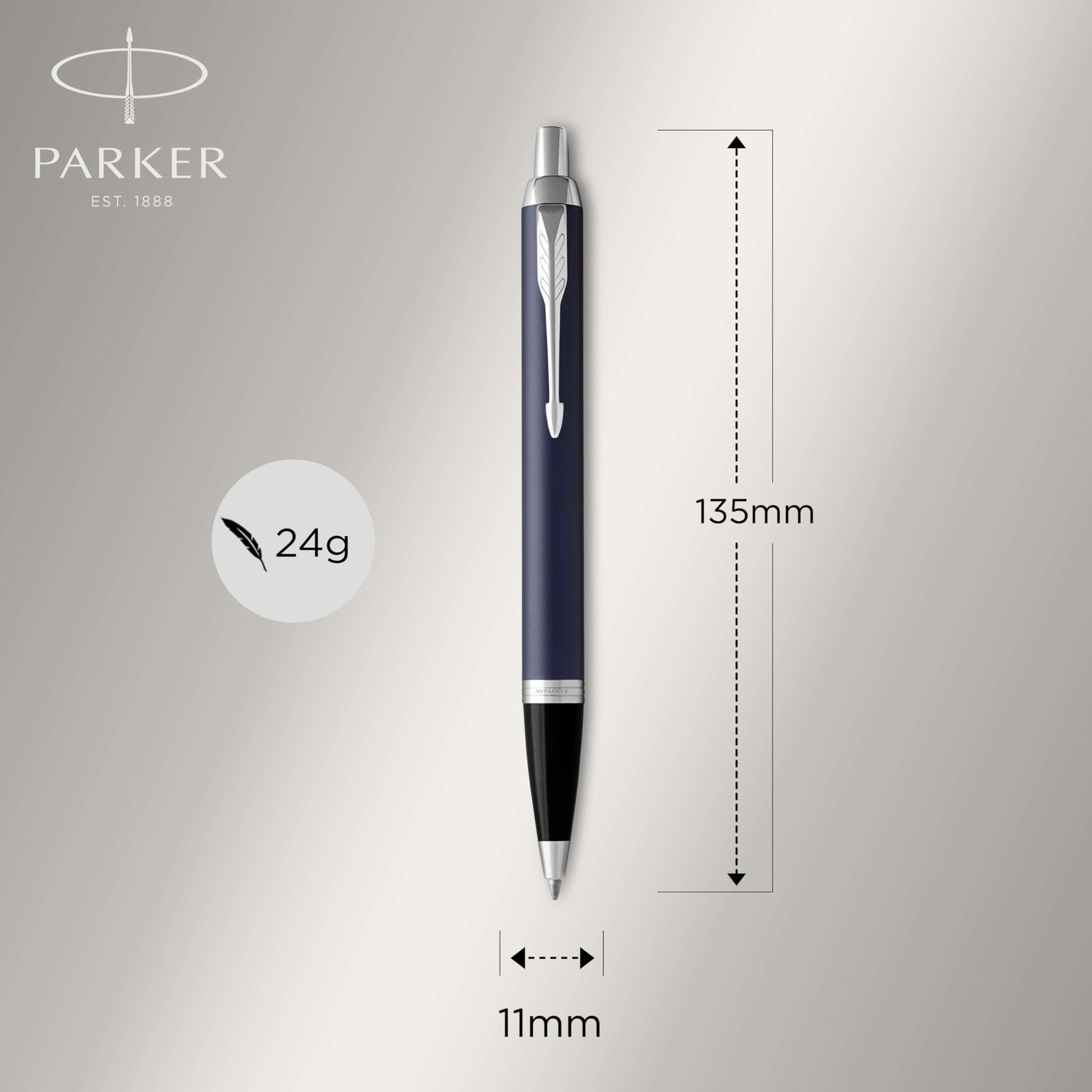 Parker IM Medium Hardness tip Pen, multicolor