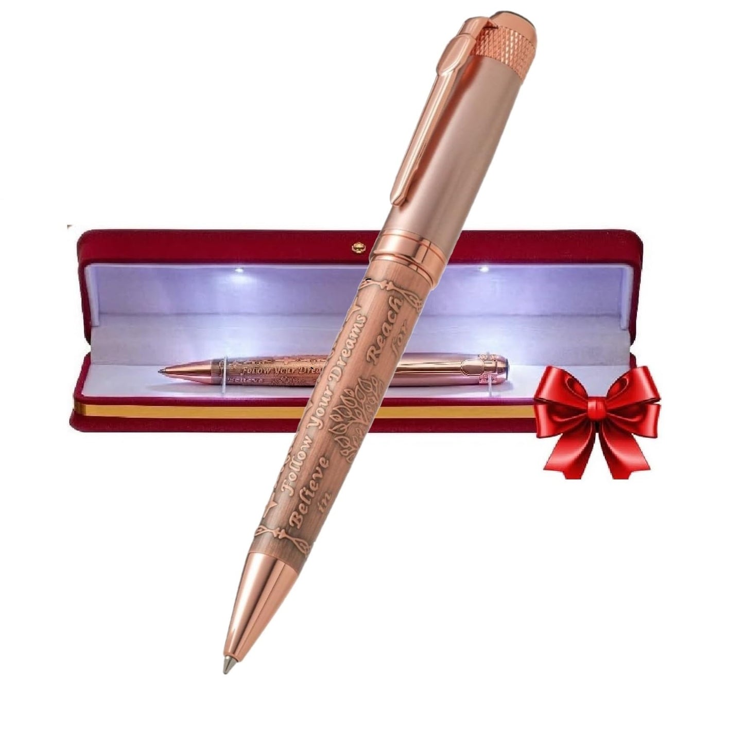 S&R Somit® Luxury Ballpoint Pen Gift Set with Fancy LED Box