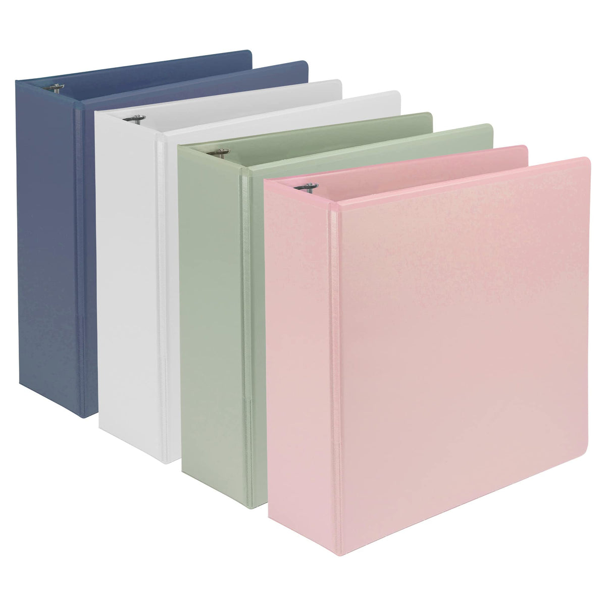 Samsill Plant-Based 3 Inch Durable D-Ring, View Binder, Eco-Friendly, USDA Certified Biobased, 4