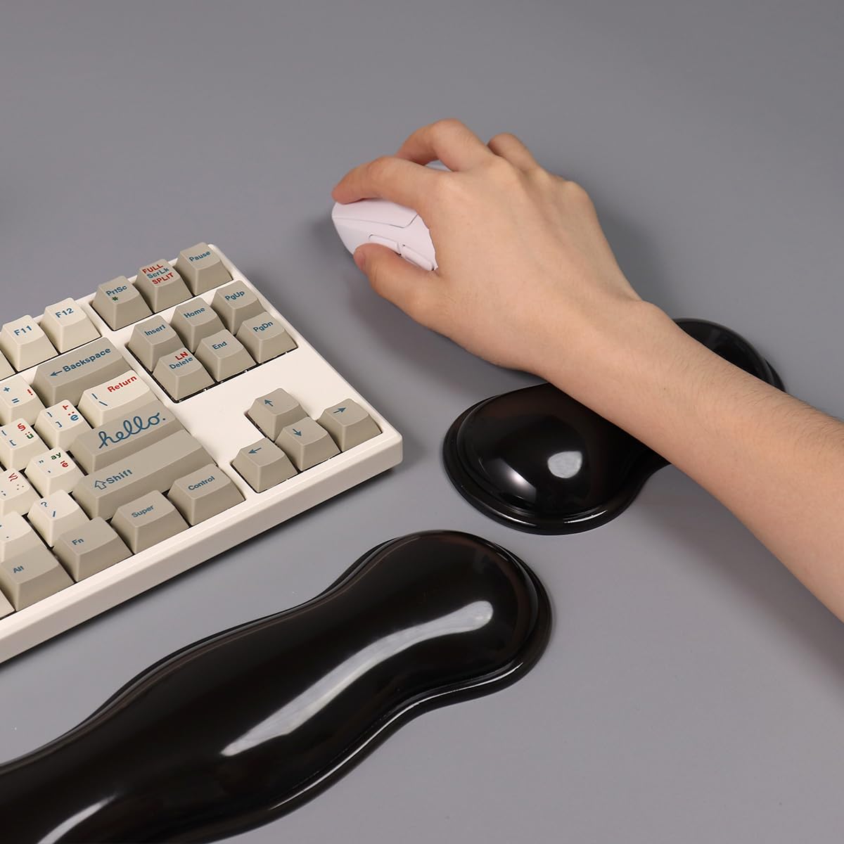 Gel Keyboard and Mouse Wrist Rest Set,Wrist pad for Computer Keyboard