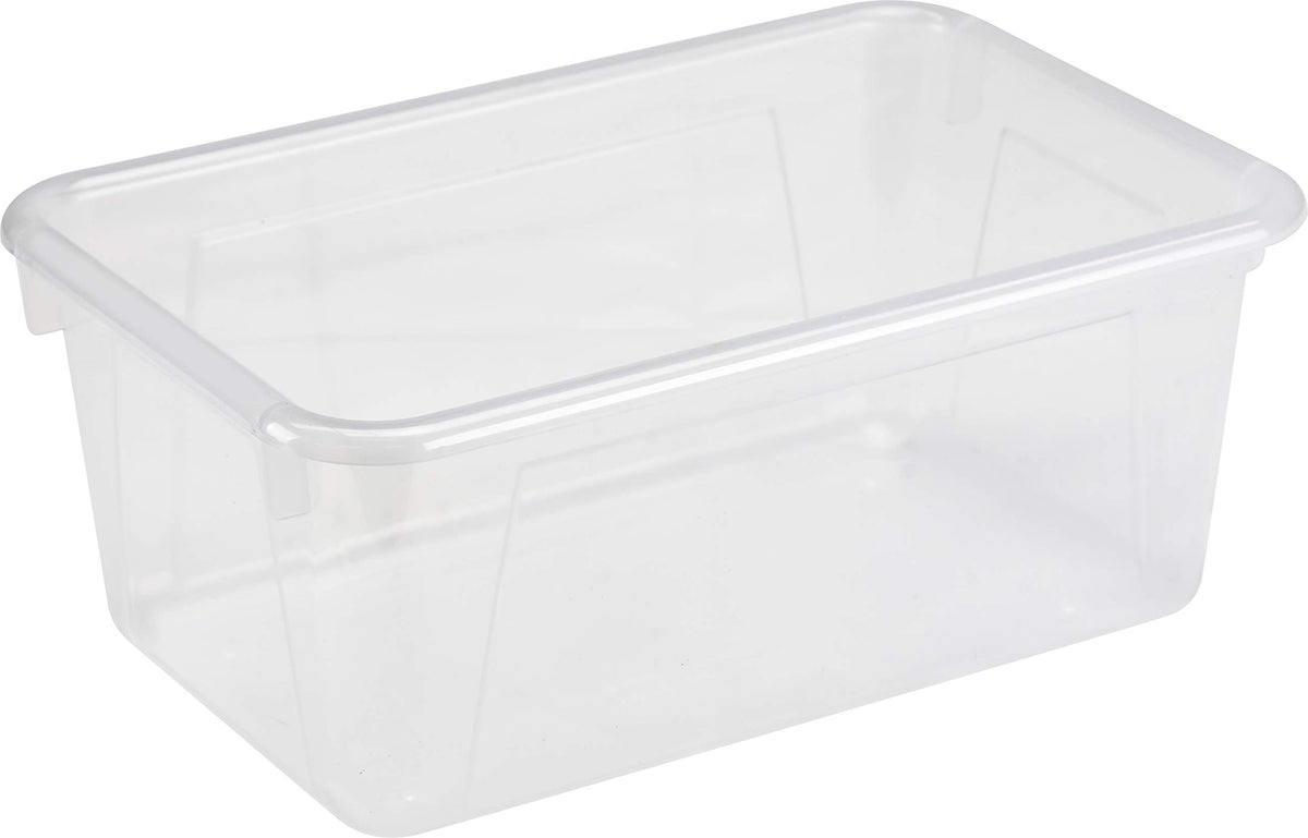 Storex Small Cubby Bins – Plastic Storage Containers for Classroom, 12.2 x 7.8 x 5.1 inches