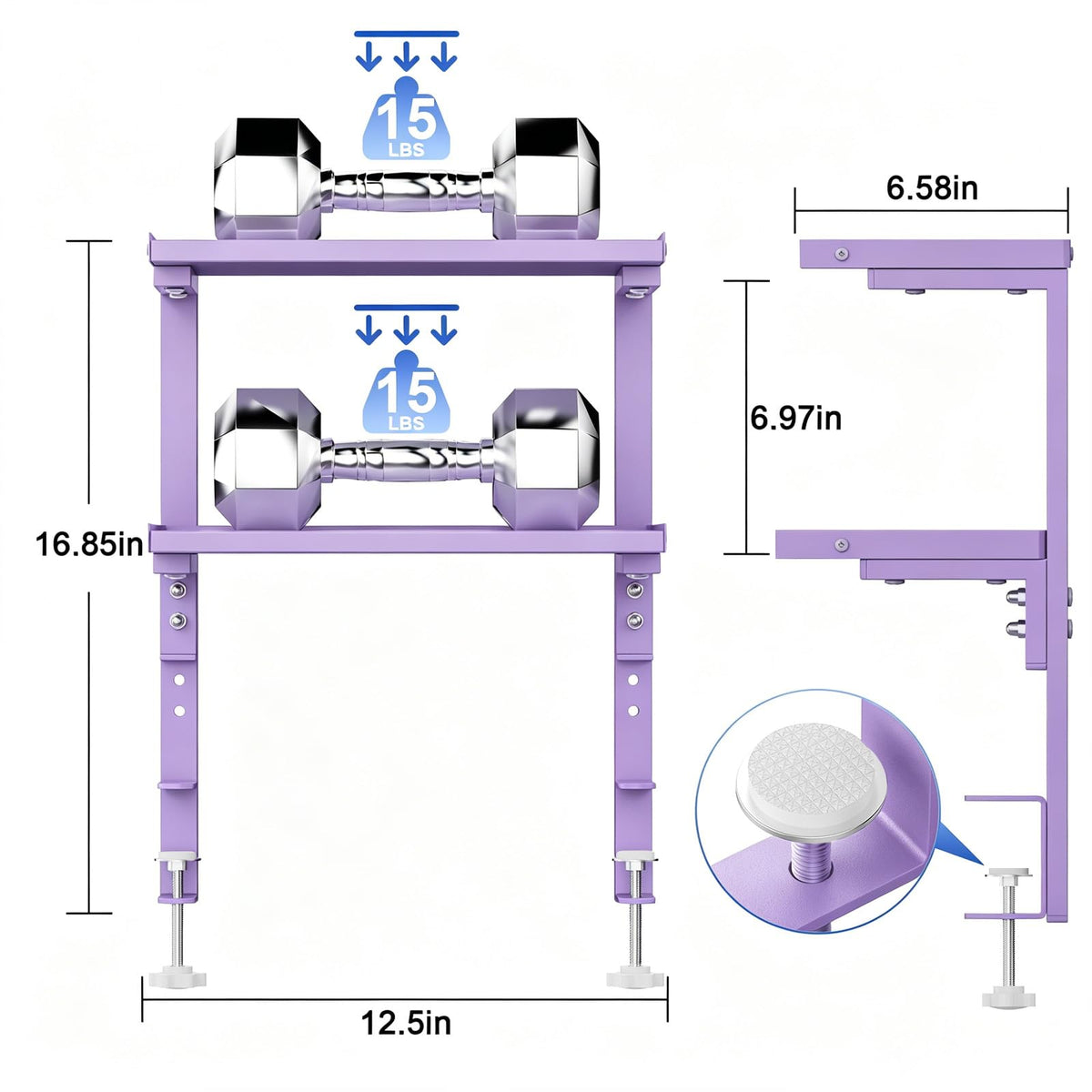 OUTIOE 2-Tier Desk Shelf