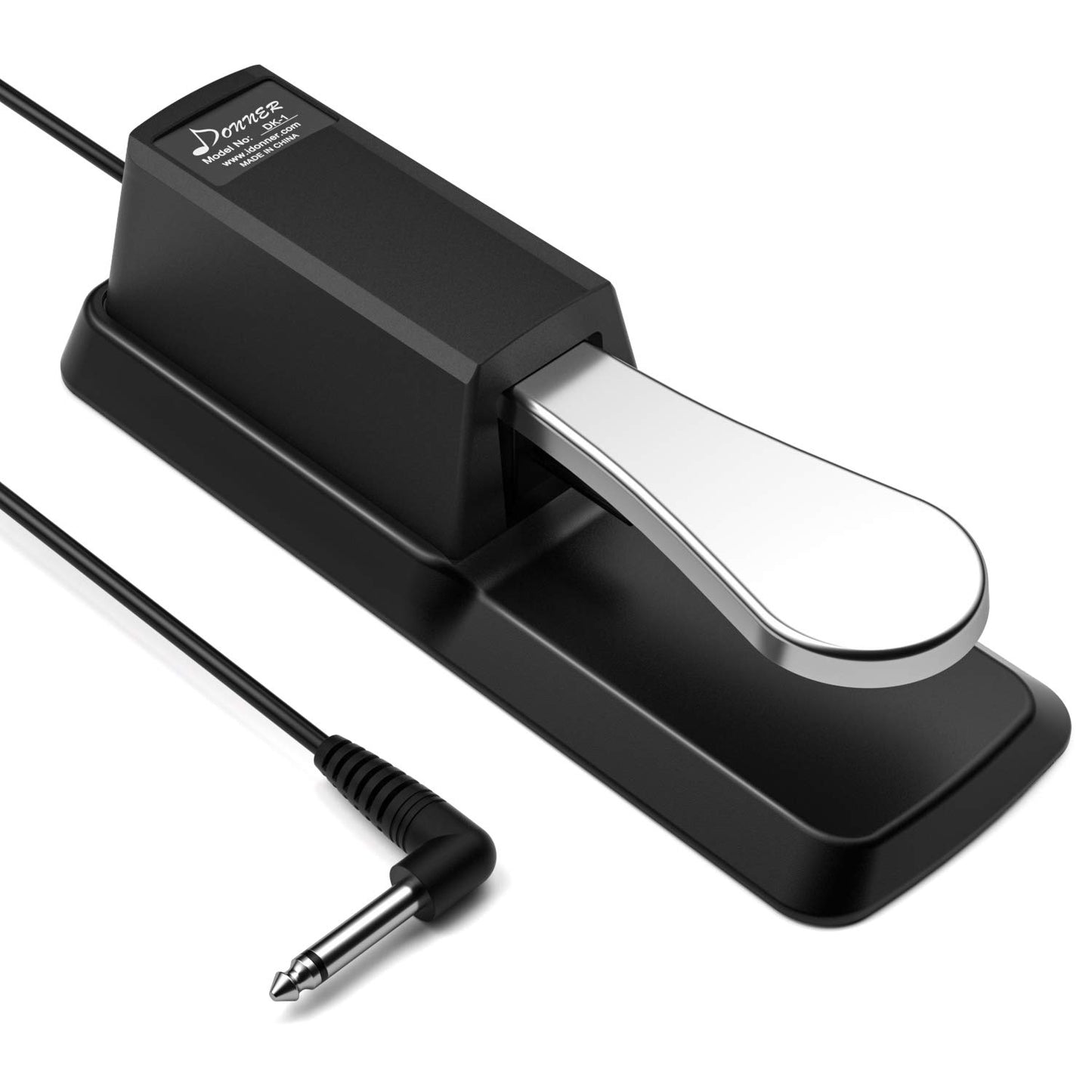 Donner DSP-001 Sustain-Pedal for Keyboard, Piano Sustain-Pedal Universal Damper Foot Pedal for